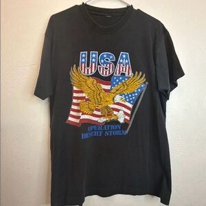 Black USA desert storm shirt